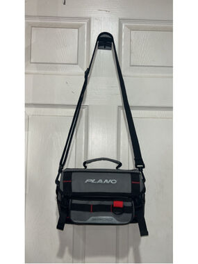 Plano Gray & Black Fishing Tackle Bag with Lure Boxes One Size